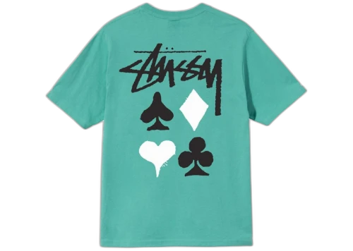 Stussy Full Deck 2 Tee Green