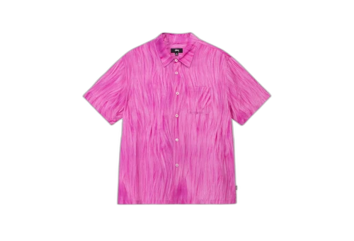 Stussy Fur Print Shirt Pink (SS23)