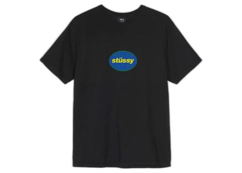 Stussy Global Pigment Dyed Tee Black