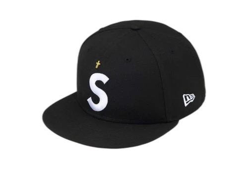 Stussy Gold Cross S Logo New Era Black (SS24)