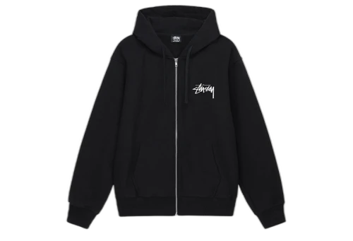 Stussy Great Future Zip Hoodie Black (SS22)