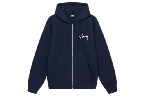 Stussy Great Future Zip Hoodie Navy (SS22)