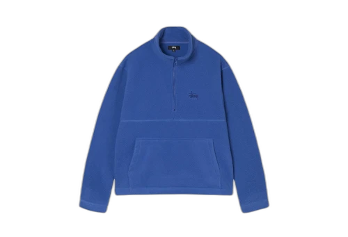 Stussy Half Zip Mock Neck Periwinkle (FW22)