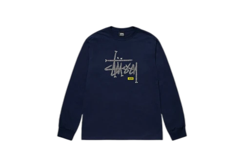 Stussy Hardware LS Tee Navy (FW22)