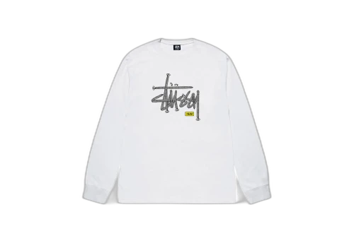 Stussy Hardware LS Tee White (FW22)