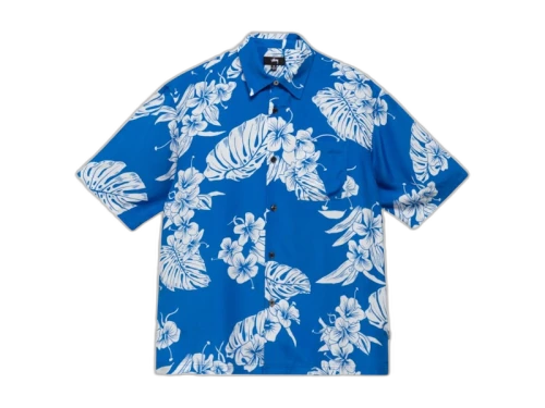 Stussy Hawaiian S/S Shirt Blue