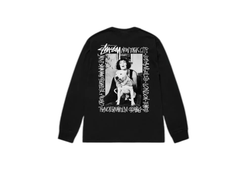 Stussy How We're Living' Pigment Dyed LS Black (FW22)