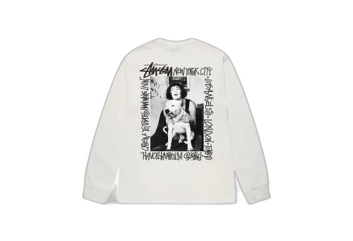 Stussy How We're Living' Pigment Dyed LS Natural (FW22)