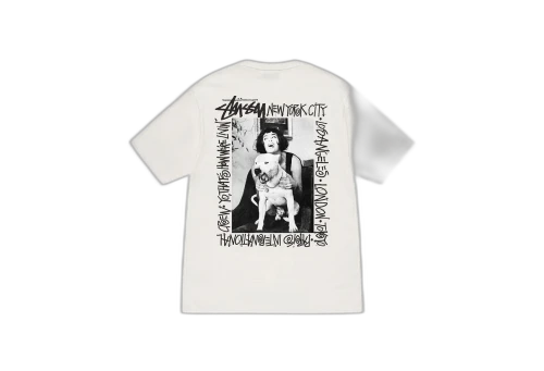 Stussy How We're Living' Pigment Dyed Tee Natural (FW22)