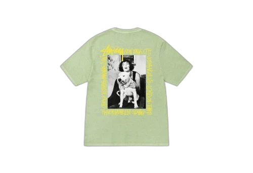 Stussy How We're Living' Pigment Dyed Tee Sage (FW22)