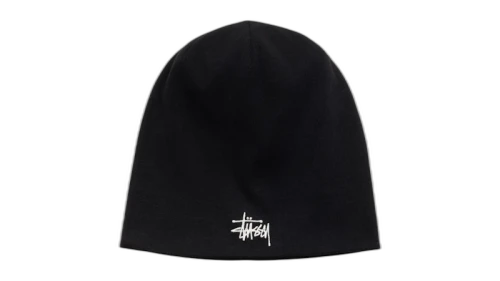 Stussy Jersey Skullcap Beanie Black