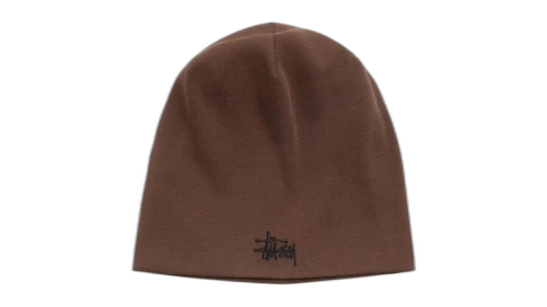 Stussy Jersey Skullcap Beanie Brown