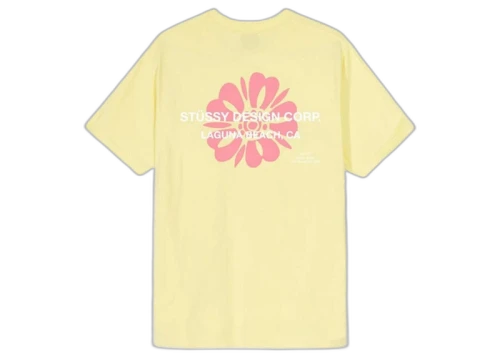 Stussy Laguna Flower Tee Yellow