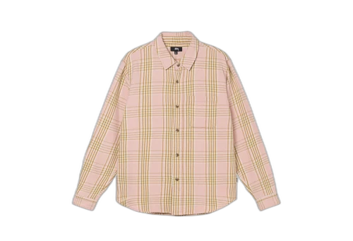 Stussy Laguna Plaid Shirt Pink (FW22)