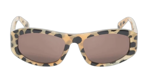 Stussy Landon Sunglasses Cheetah/Dark Brown Lens