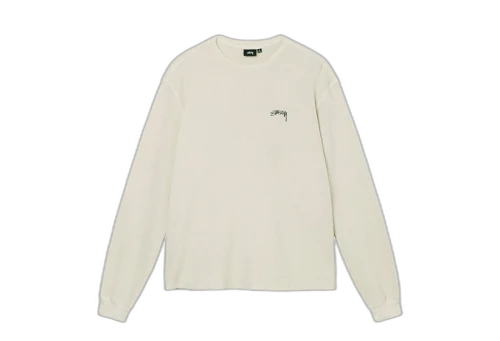 Stussy Light Waffle Knit LS Crew Natural (SS22)