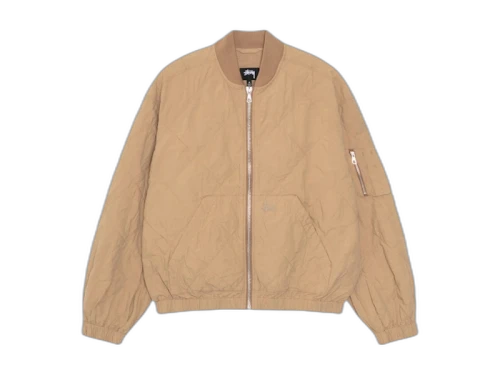 Stussy Lightweight Cotton Bomber Khaki