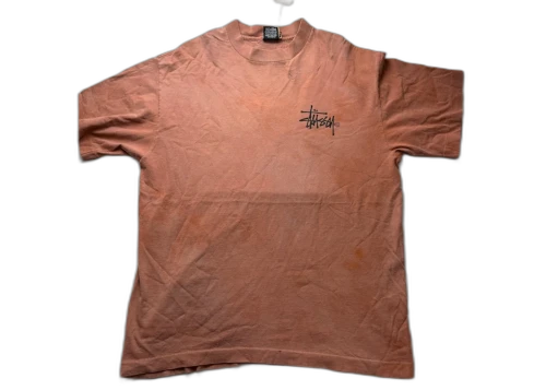 Stüssy Logo T-Shirt Orange