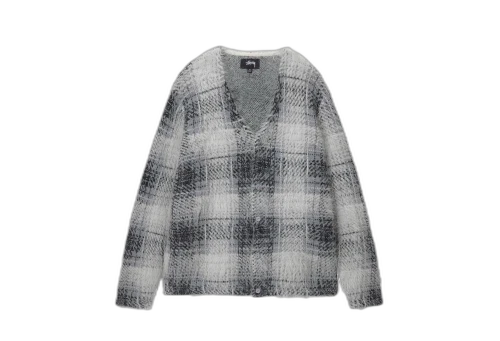 Stussy Loose Gauge Cardigan White (SS23)