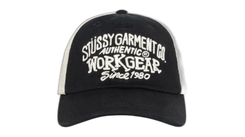 Stussy Low Profile Workgear Strapback Black