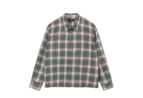 Stussy Mark Plaid Shirt Pink (FW22)