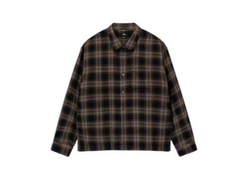 Stussy Mark Plaid Shirt Tan (FW22)