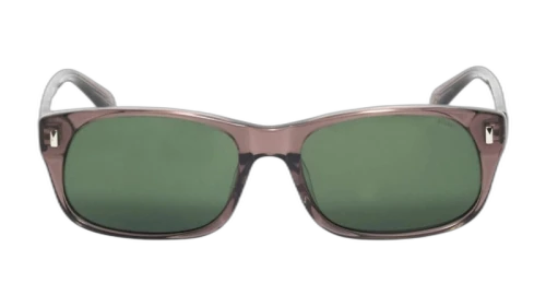 Stussy Michael Sunglasses Transparent Taupe/Green Lens