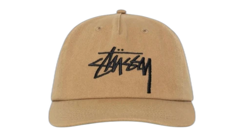Stussy Mid-Depth Big Stock Snapback Tobacco