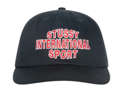 Stussy Mid-Depth International Sport Strapback Black