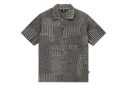 Stussy Mixed Pattern Jersey Shirt 'Grey' (FW22)