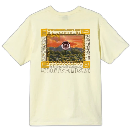 Stussy Mojave T-shirt Pale Yellow