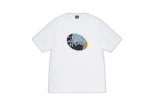 Stussy Mosaic Tee White (FW22)