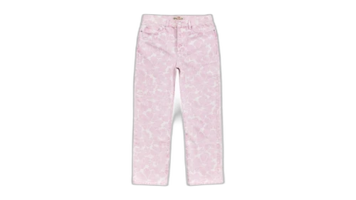 Stussy New Classic Denim Jean Pink Hawaiian