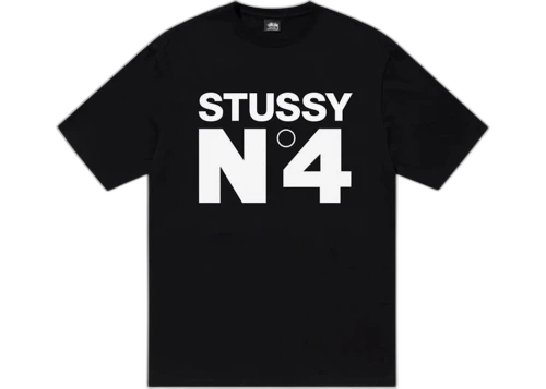 Stussy No. 4 Tee Black
