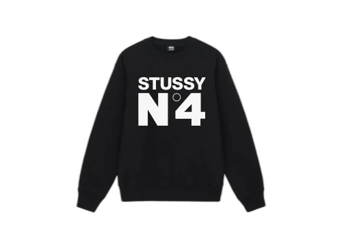 Stussy No.4 Crew Black (SS23)
