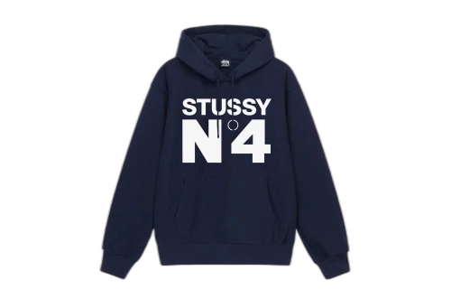 Stussy No.4 Hoodie Navy (SS23)