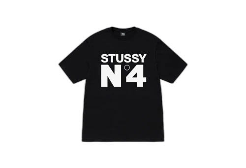 Stussy No.4 Tee Black (SS23)