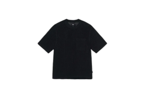 Stussy O'Dyed Heavyweight Mesh Crew Black (SS23)