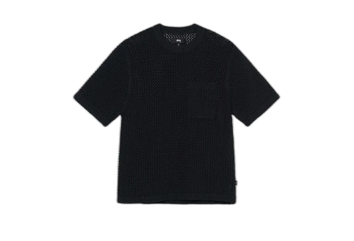 Stussy O'Dyed Mesh Crew Black (SS22)