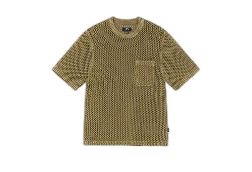 Stussy O'Dyed Mesh Crew Khaki (SS22)