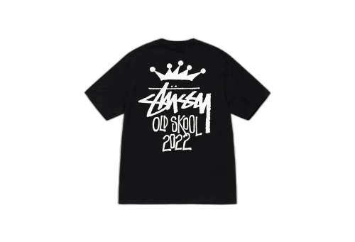 Stussy Old Skool 22 Tee Black (FW22)