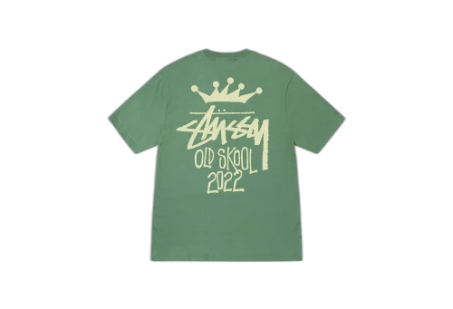 Stussy Old Skool 22 Tee Green (FW22)