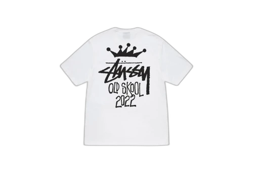Stussy Old Skool 22 Tee White (FW22)