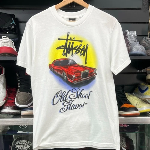 Stüssy Old Skool Flavor T-Shirt White