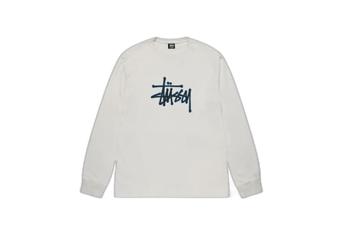 Stussy Outlined Pigment Dyed LS Tee Natural (FW22)