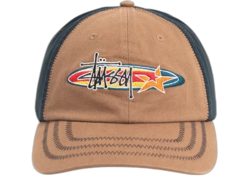 Stussy Oval Star Cap Brown