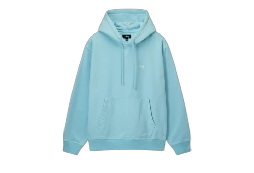 Stussy Overdid Stock Logo Hoodie Blue (SS23)