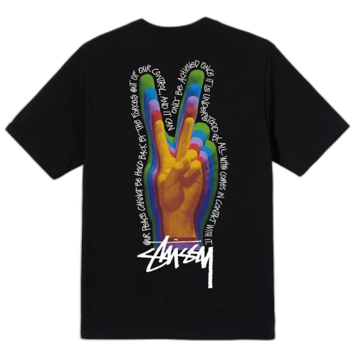 Stussy Peace Sign T-shirt Black