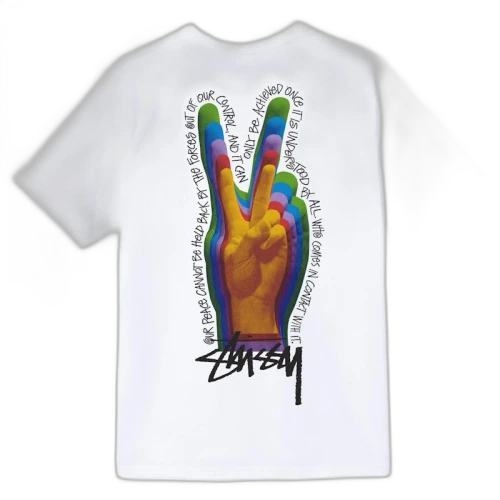 Stussy Peace Sign T-shirt White