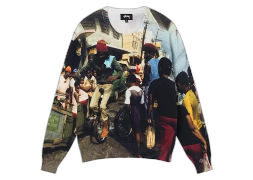 Stussy Peter Tosh Print Sweater Multicolor